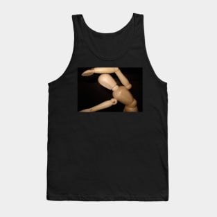 Leaning Wood Person Tank Top